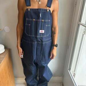 NWT Round House USA Denim Bib Overalls - Men's 44x29